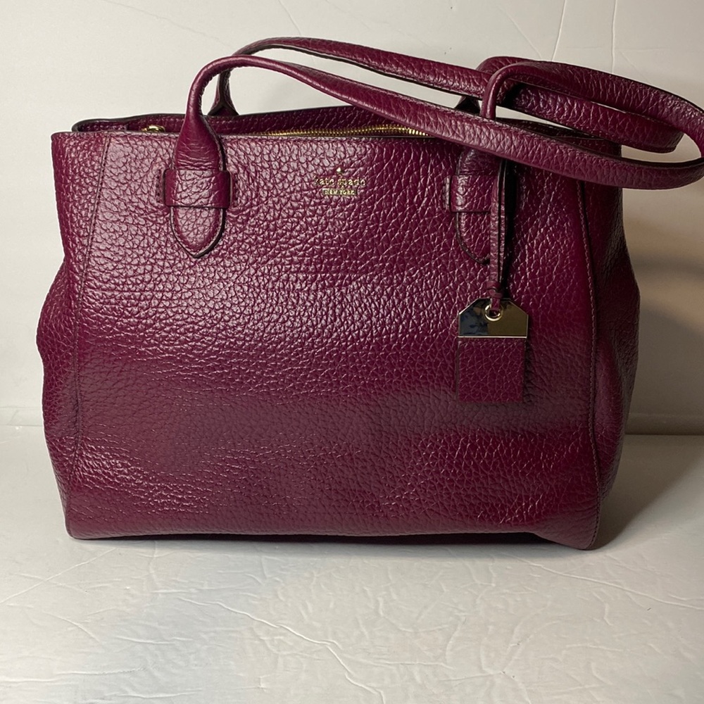 Kate Spade Burgundy Tote Bag